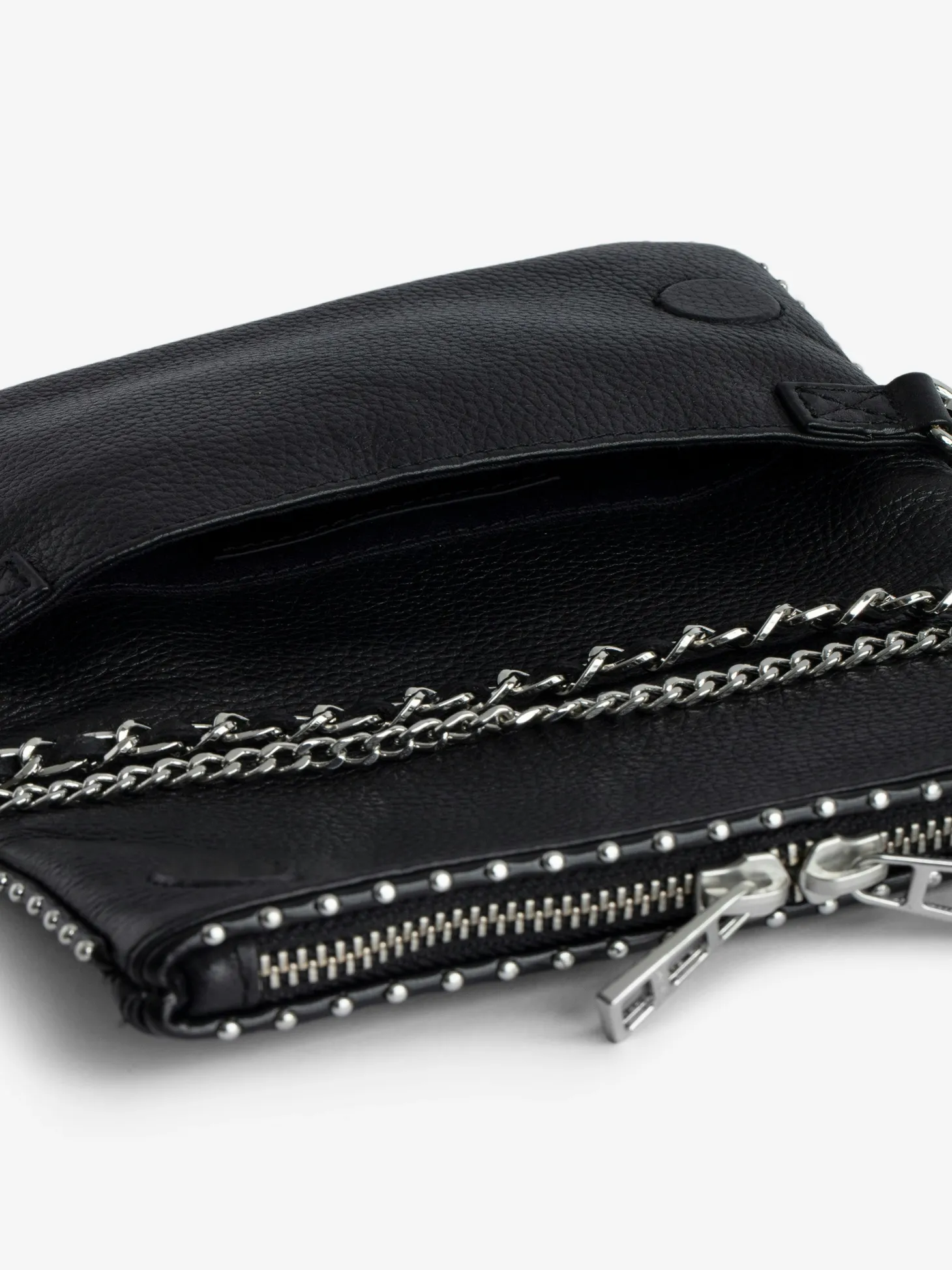 Flash Sale Zadig & Voltaire Rock Nano Studs ClutchICONIC Black