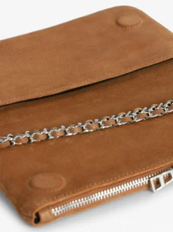 Sale Zadig & Voltaire Rock Suede Clutch Heritage