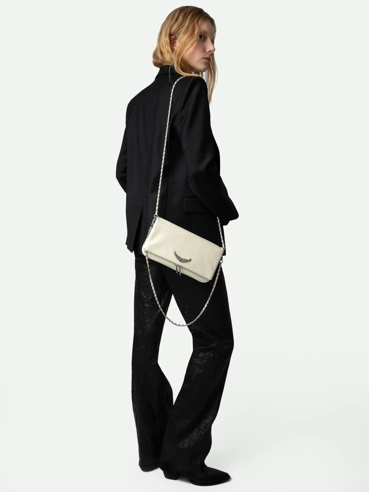 Cheap Zadig & Voltaire Rock Swing Your Wings ClutchCUSTOMISABLE Flash