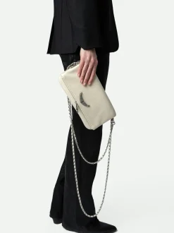 Cheap Zadig & Voltaire Rock Swing Your Wings ClutchCUSTOMISABLE Flash