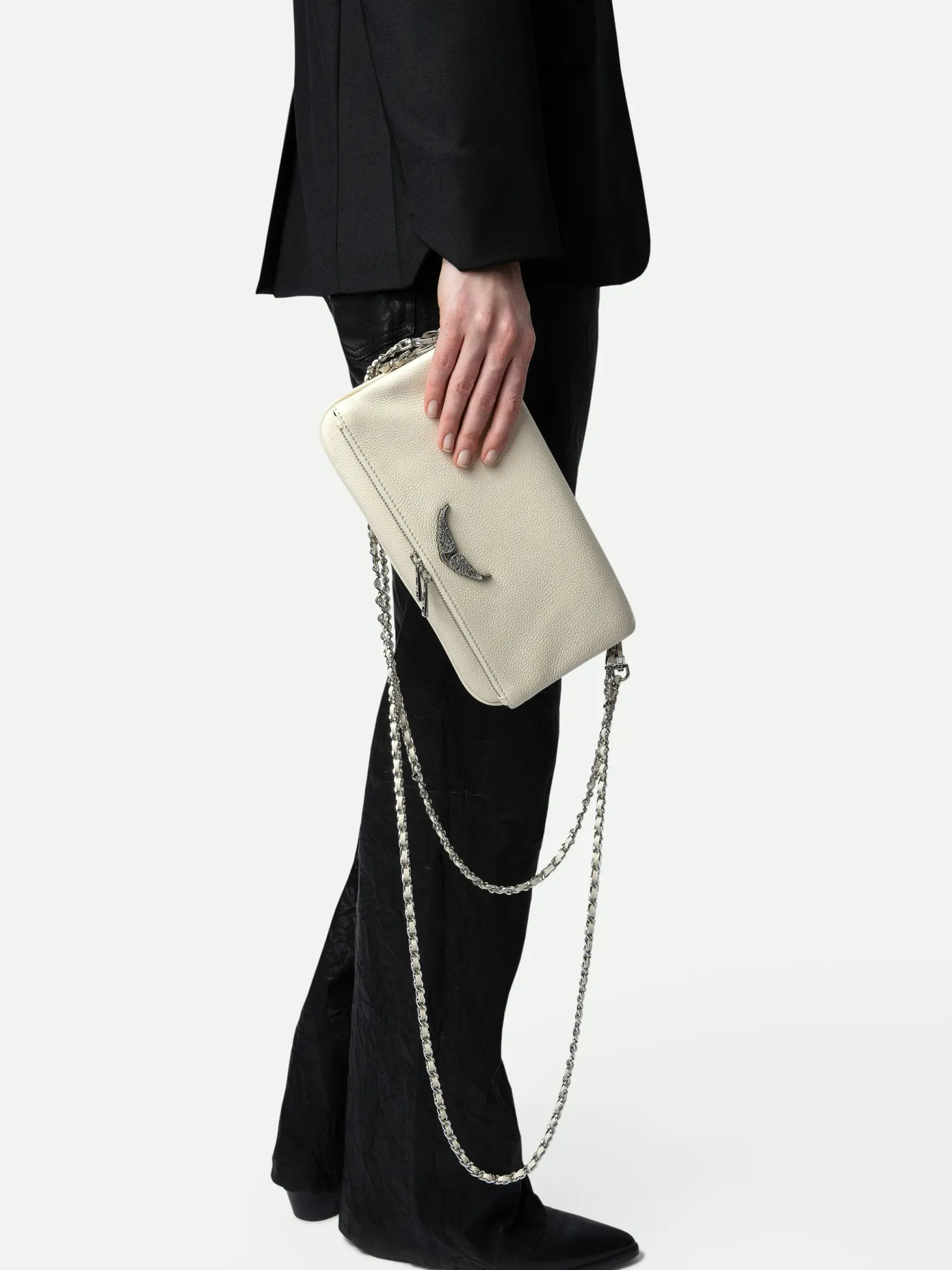 Cheap Zadig & Voltaire Rock Swing Your Wings ClutchCUSTOMISABLE Flash