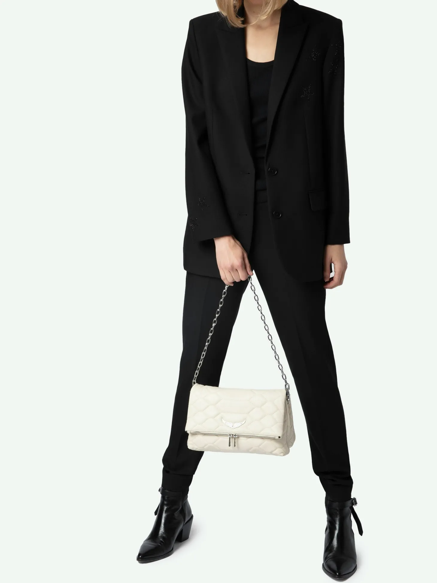 Flash Sale Zadig & Voltaire Rocky XL Mat Scale BagICONIC Flash