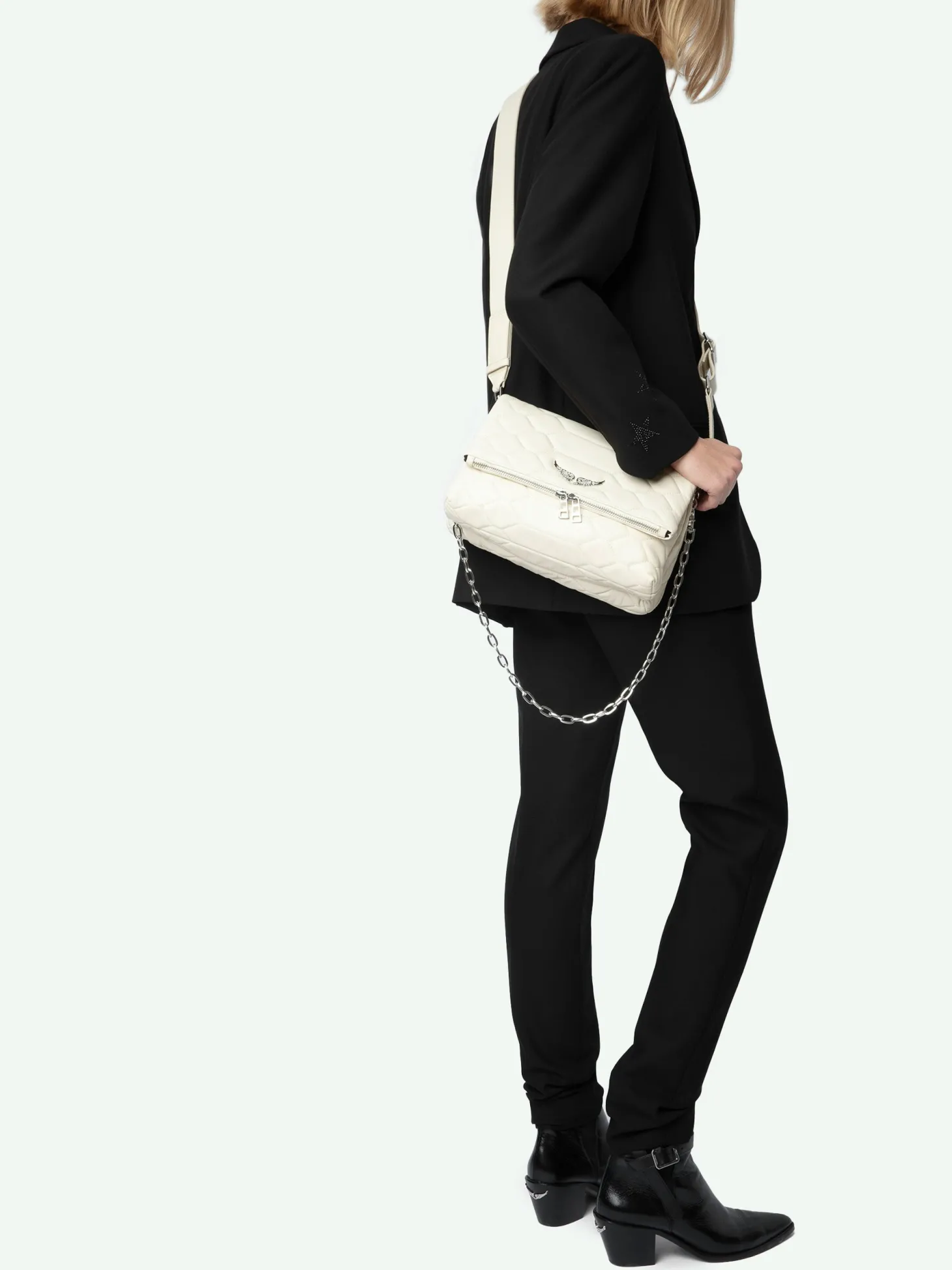 Flash Sale Zadig & Voltaire Rocky XL Mat Scale BagICONIC Flash
