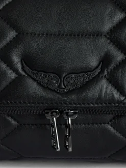 Clearance Zadig & Voltaire Rocky XL Mat Scale BagICONIC Black