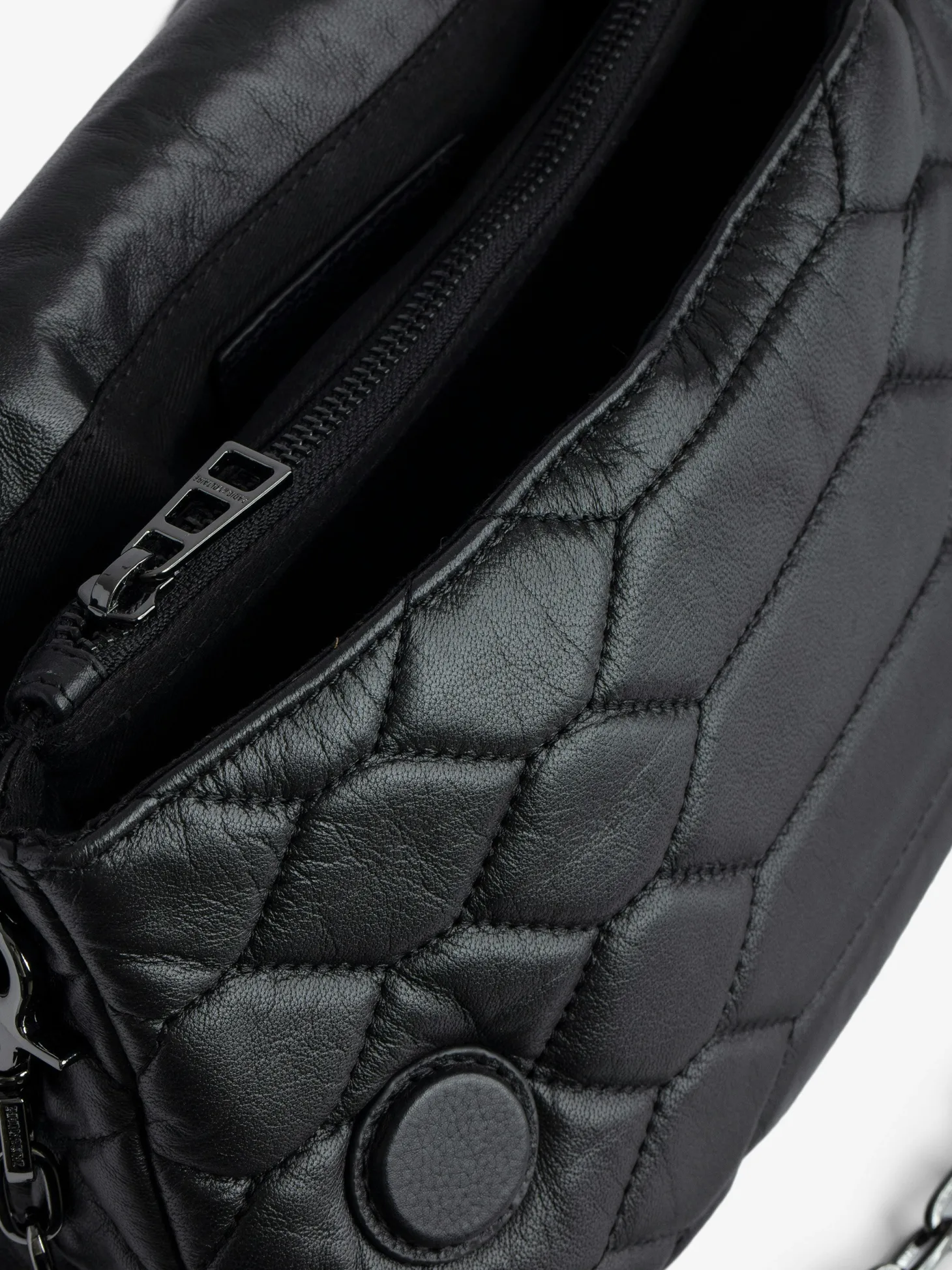 Clearance Zadig & Voltaire Rocky XL Mat Scale BagICONIC Black