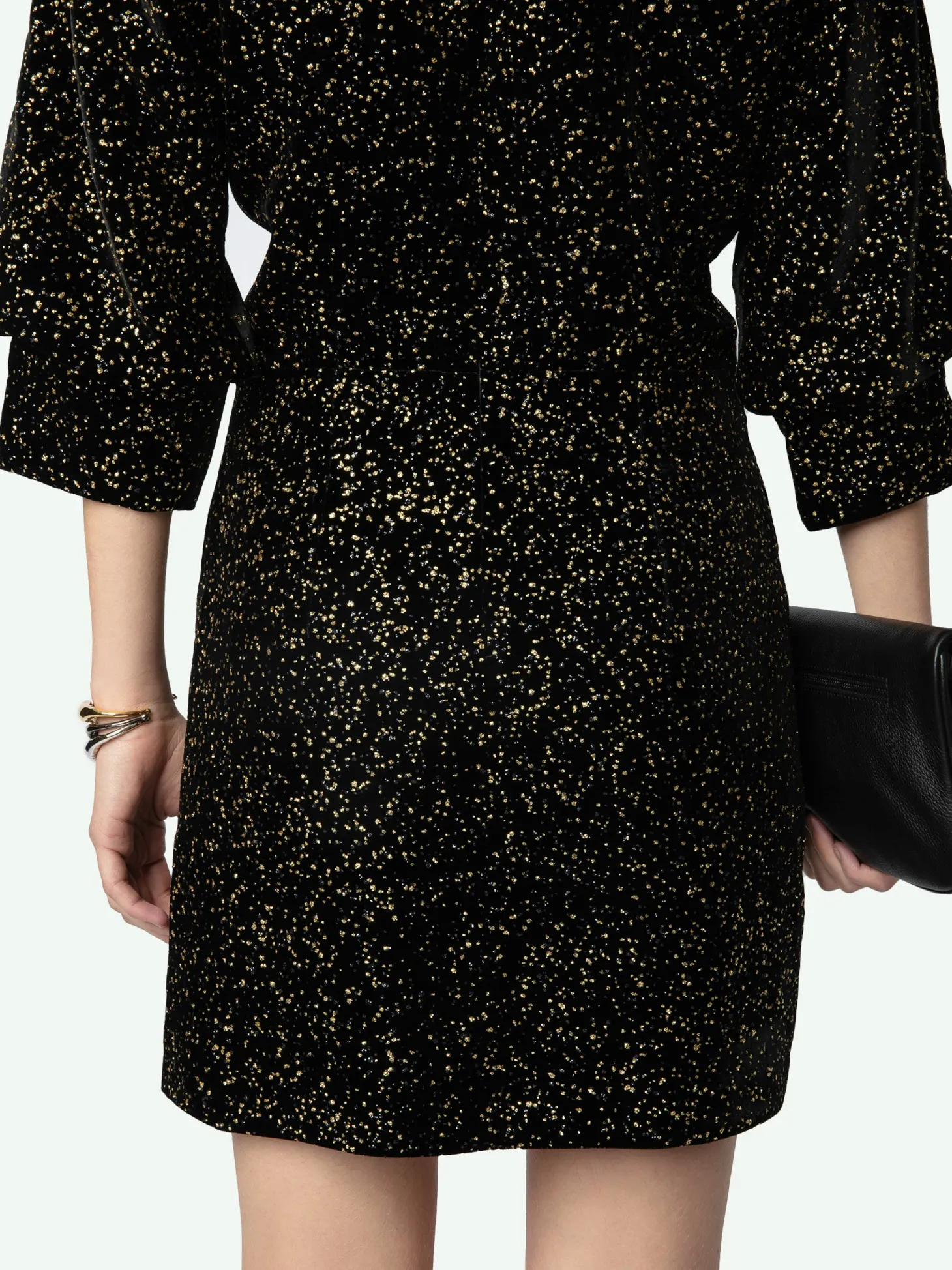 Sale Zadig & Voltaire Rosli Velvet DressNEW Black
