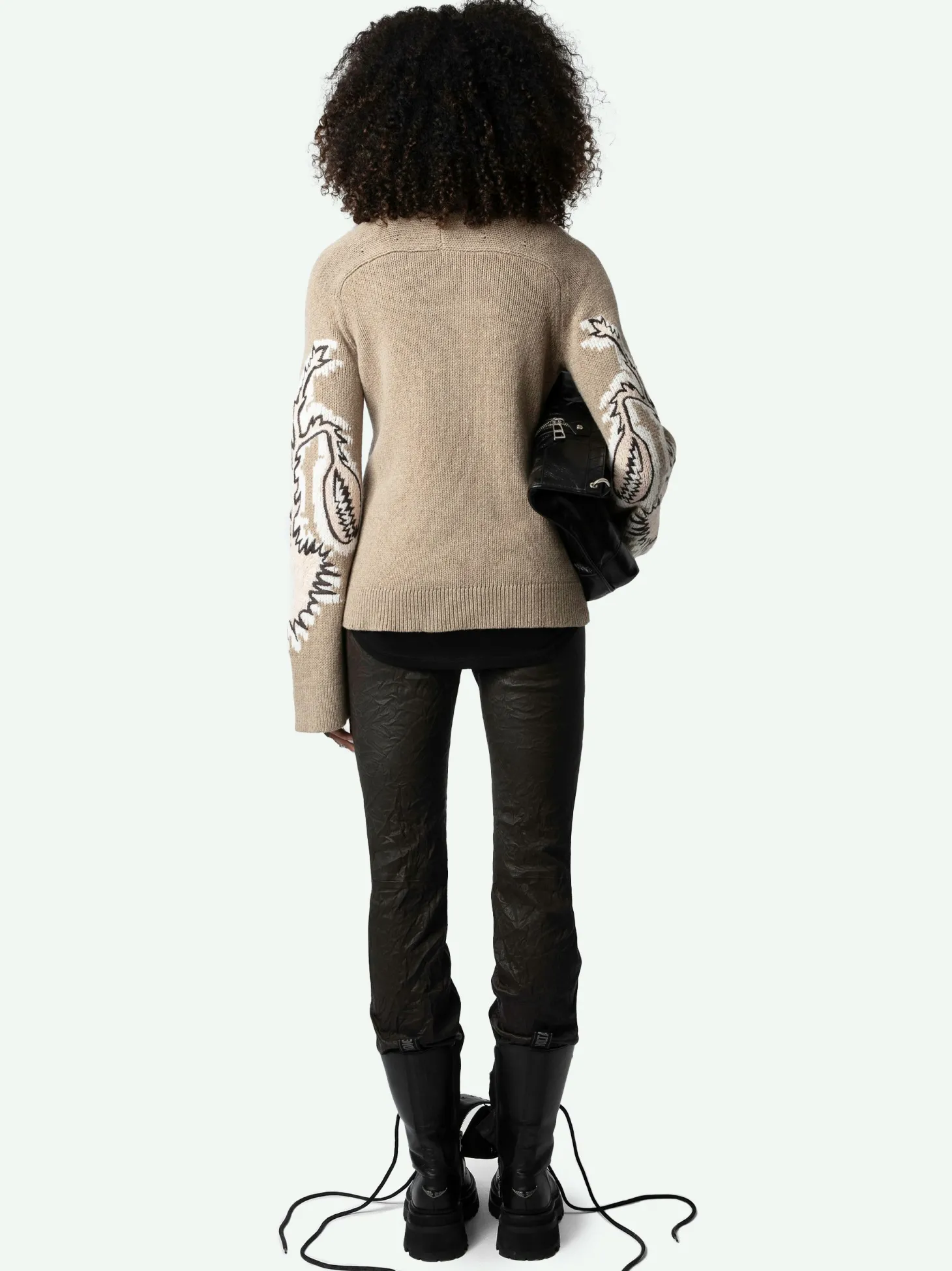 Store Zadig & Voltaire Sal Sweater Oatmeal