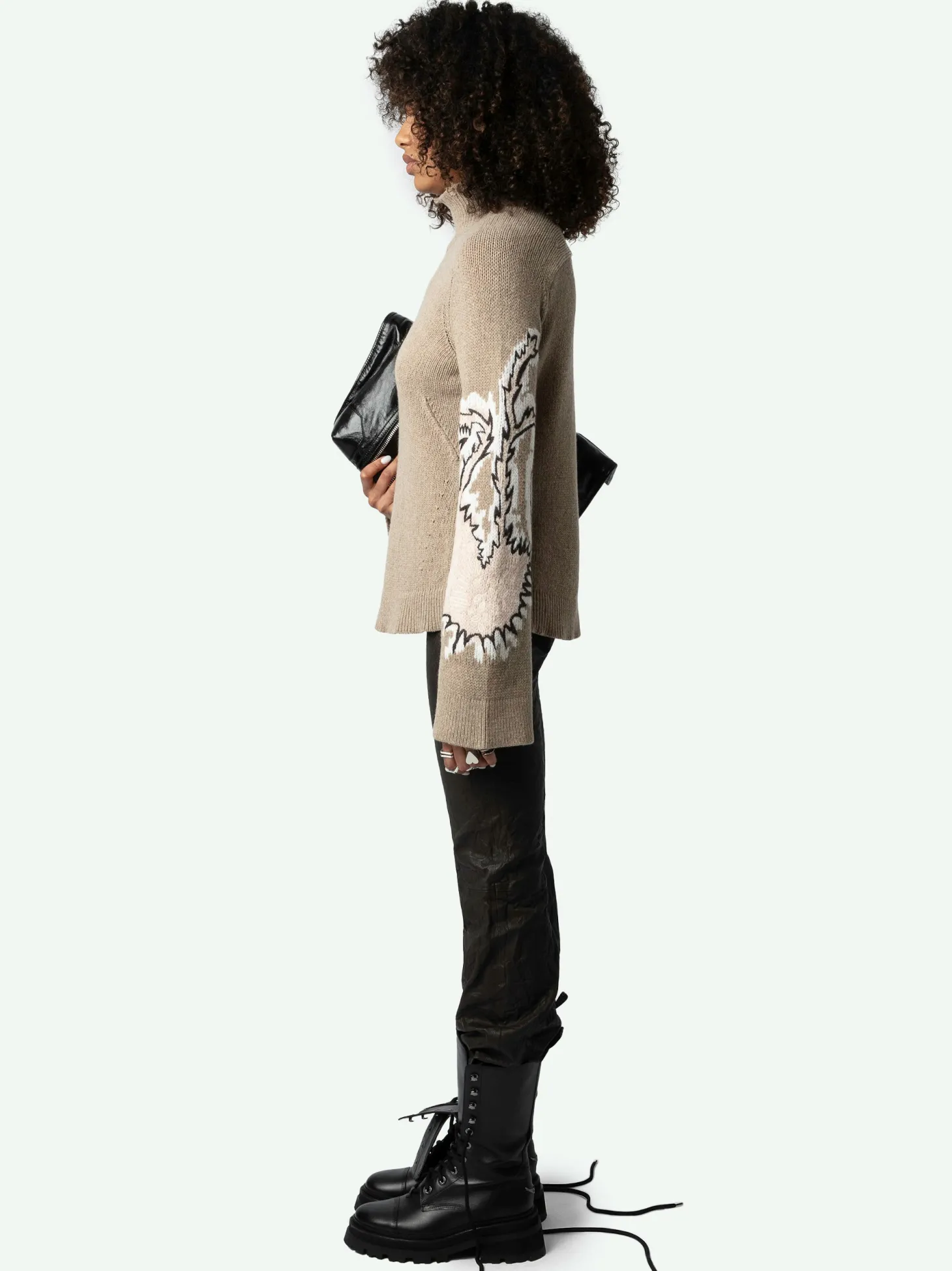 Store Zadig & Voltaire Sal Sweater Oatmeal