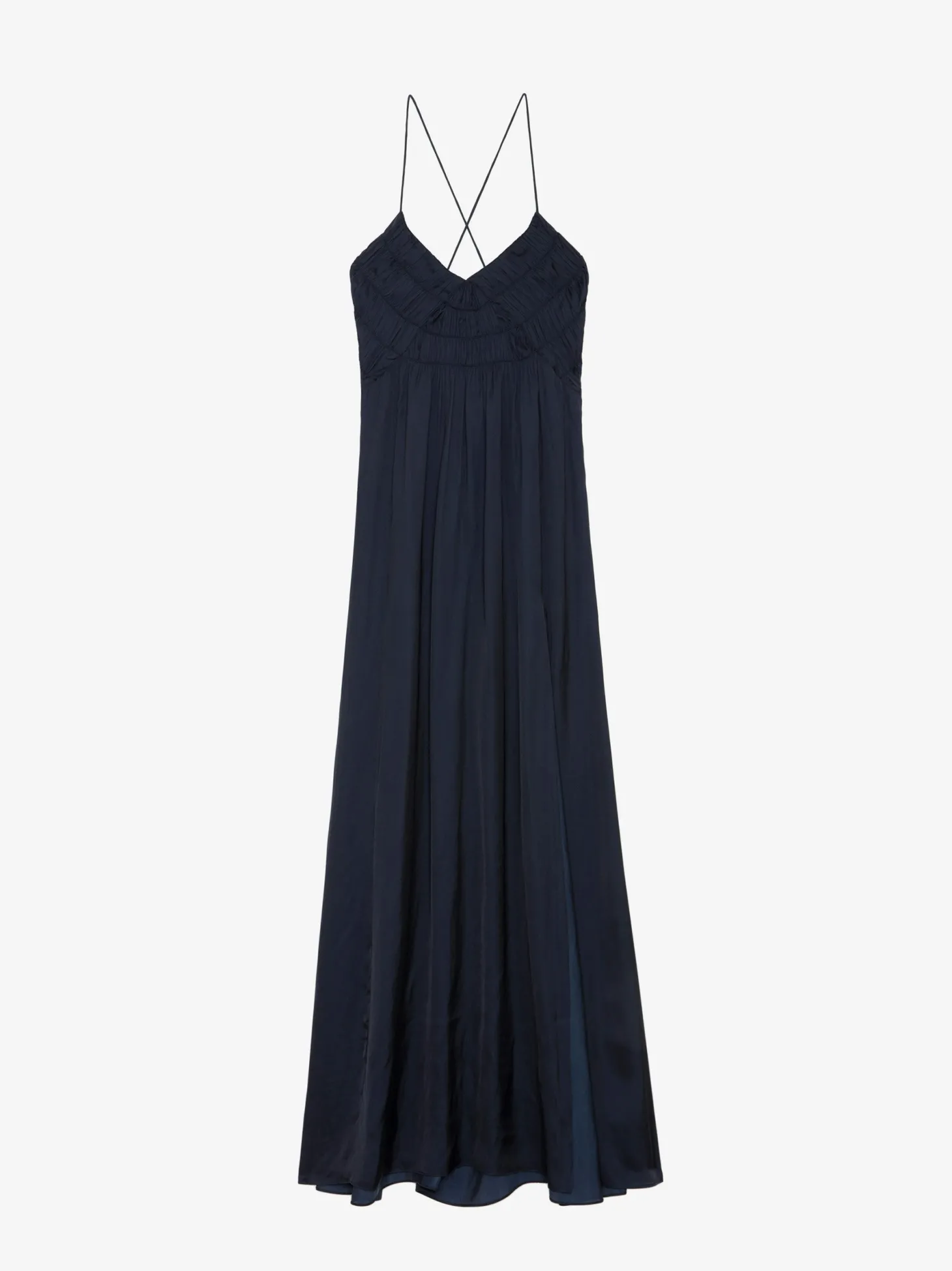 Flash Sale Zadig & Voltaire Satin Rayon Dress Encre