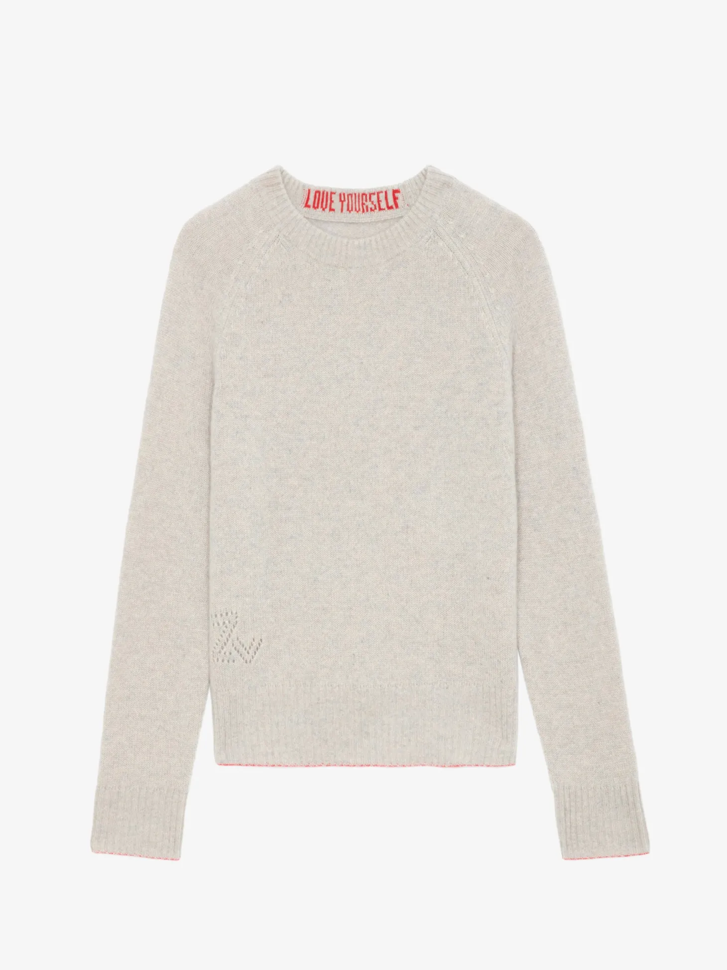 New Zadig & Voltaire Sourcy Cashmere Sweater Latte