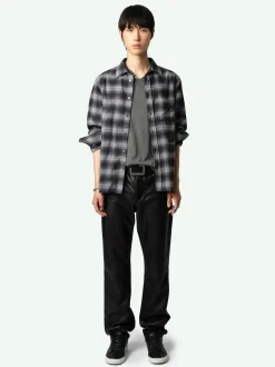 New Zadig & Voltaire Stan Shirt Grey