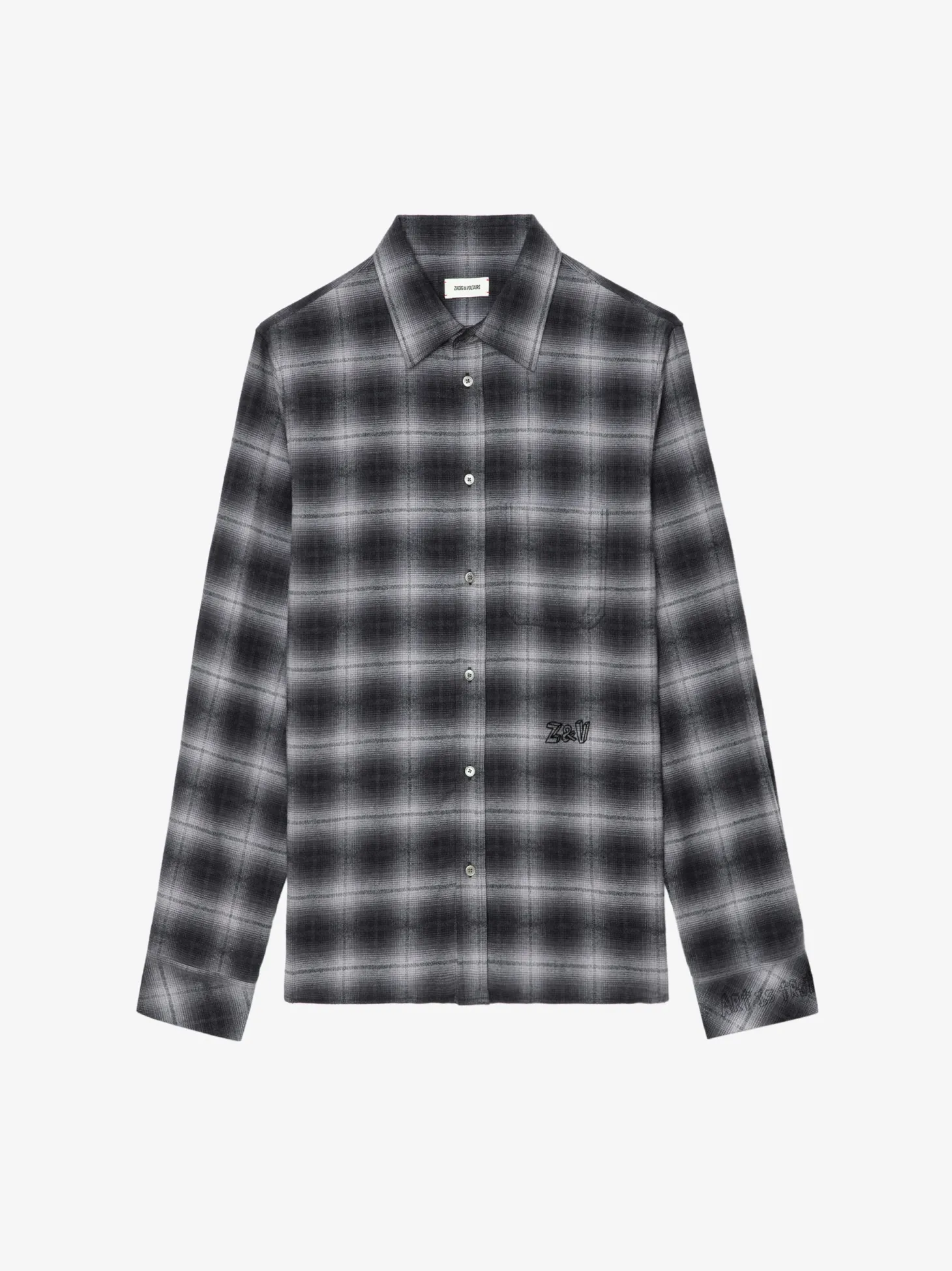 New Zadig & Voltaire Stan Shirt Grey