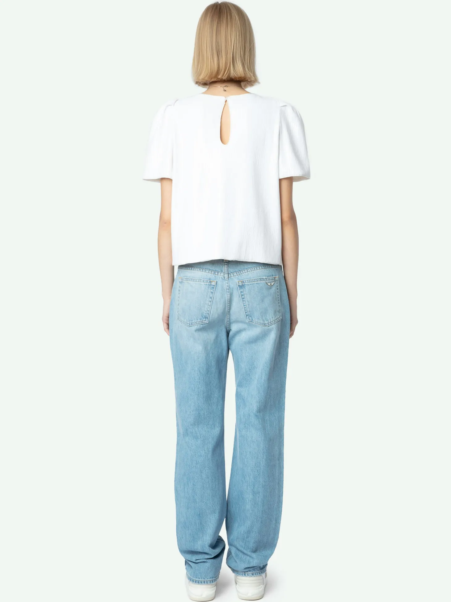 Store Zadig & Voltaire Stevie Ripped 90's Jeans Lightwash