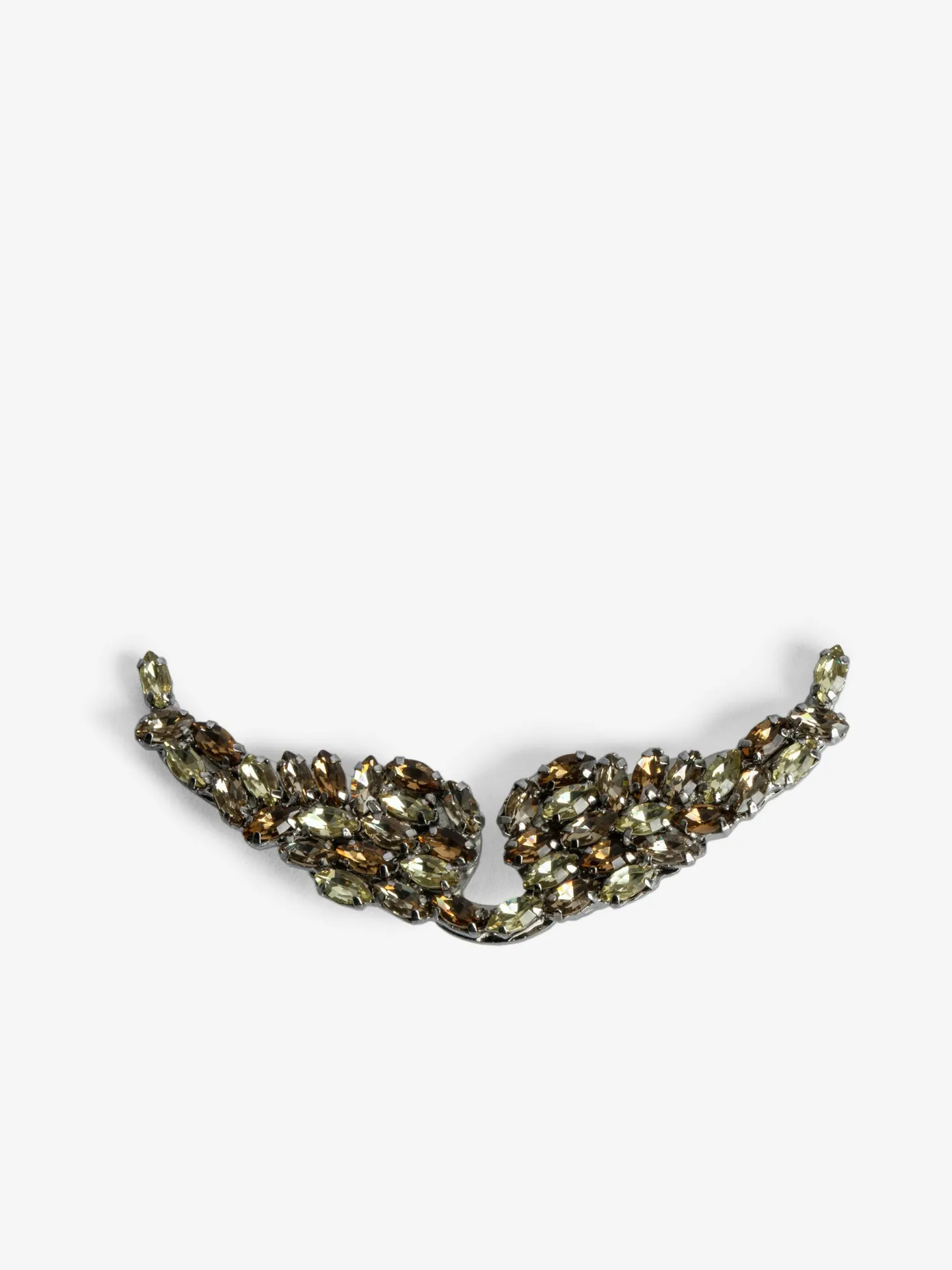 Discount Zadig & Voltaire Strass XL Swing Your Wings Charm Oldgold
