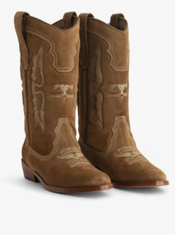 Hot Zadig & Voltaire Suede Tex BootsNEW Cognac