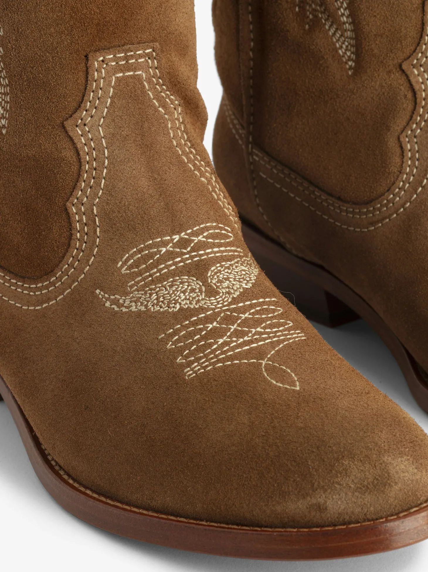 Hot Zadig & Voltaire Suede Tex BootsNEW Cognac