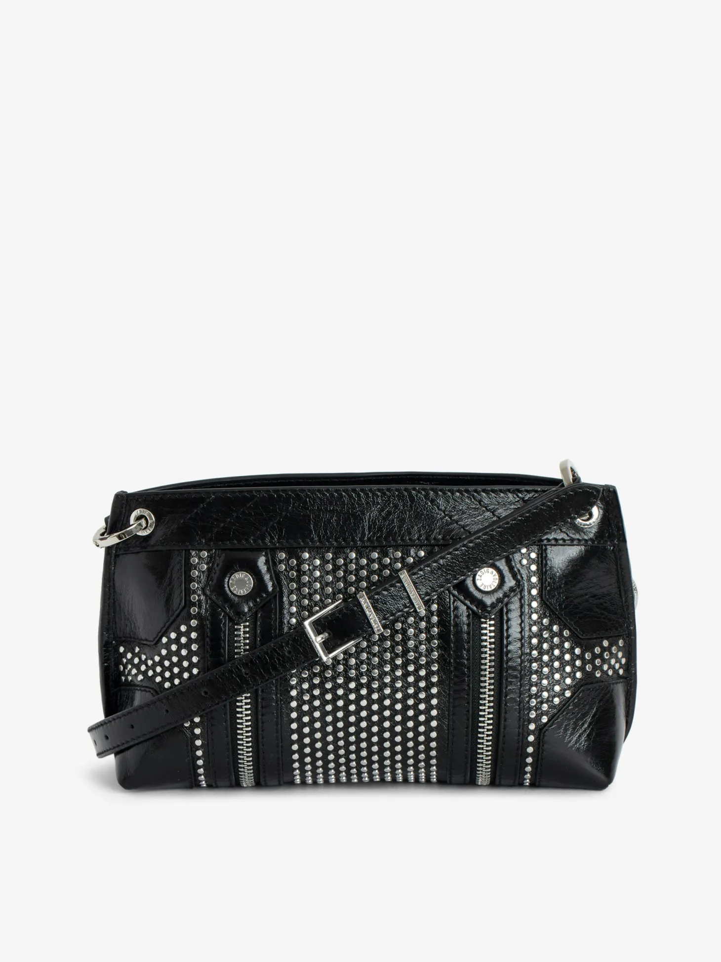Cheap Zadig & Voltaire Sunny Mood Studs Bag Black