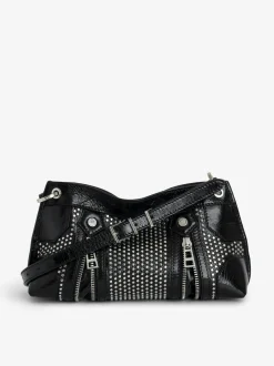 Cheap Zadig & Voltaire Sunny Mood Studs Bag Black