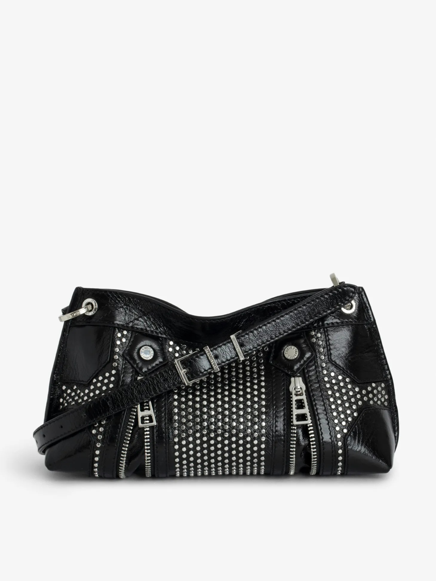 Cheap Zadig & Voltaire Sunny Mood Studs Bag Black