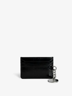 Hot Zadig & Voltaire Sunny Pass Card Holder Black
