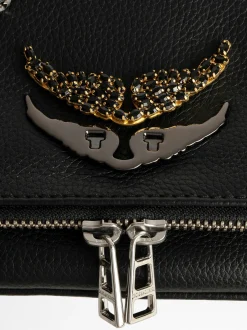 Outlet Zadig & Voltaire Swing Your Wings Strass Charm Black