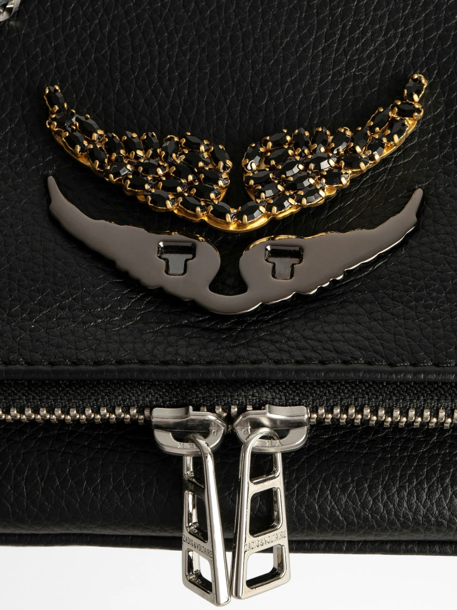 Outlet Zadig & Voltaire Swing Your Wings Strass Charm Black