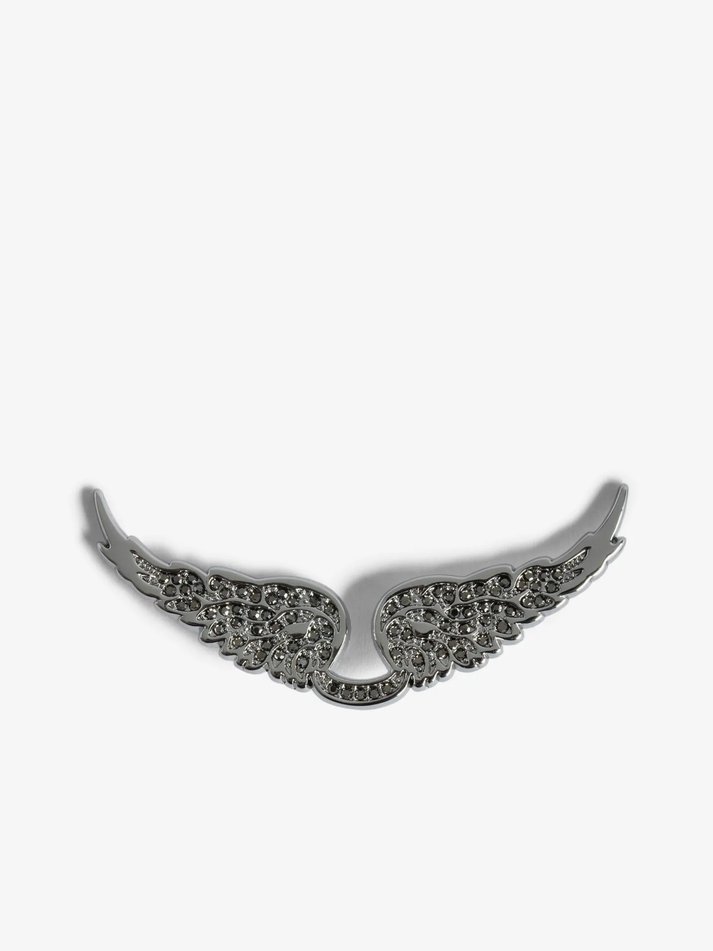 Fashion Zadig & Voltaire Swings Your Wings Diamanté Charm Shinysilverhematite