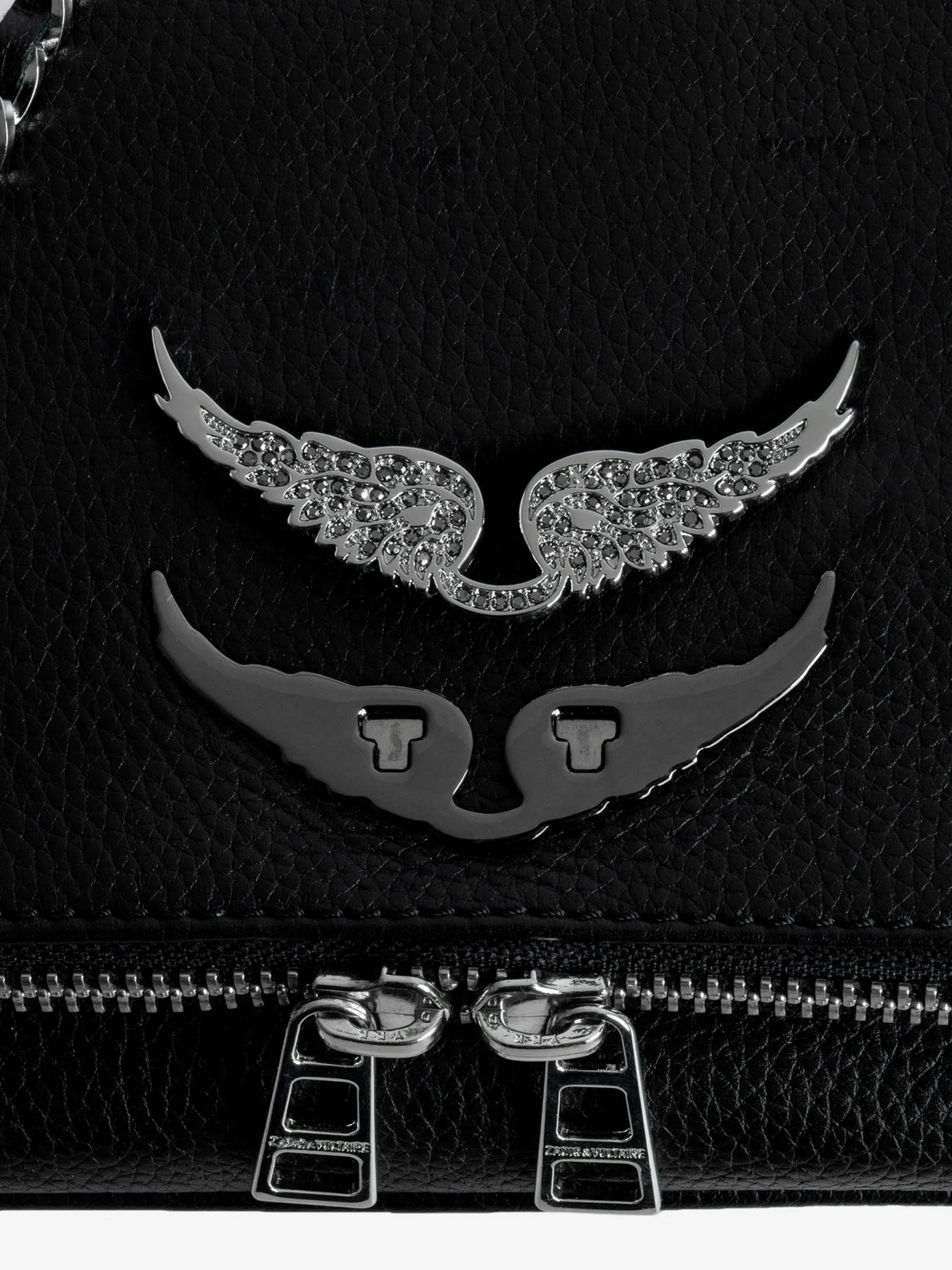 Fashion Zadig & Voltaire Swings Your Wings Diamanté Charm Shinysilverhematite