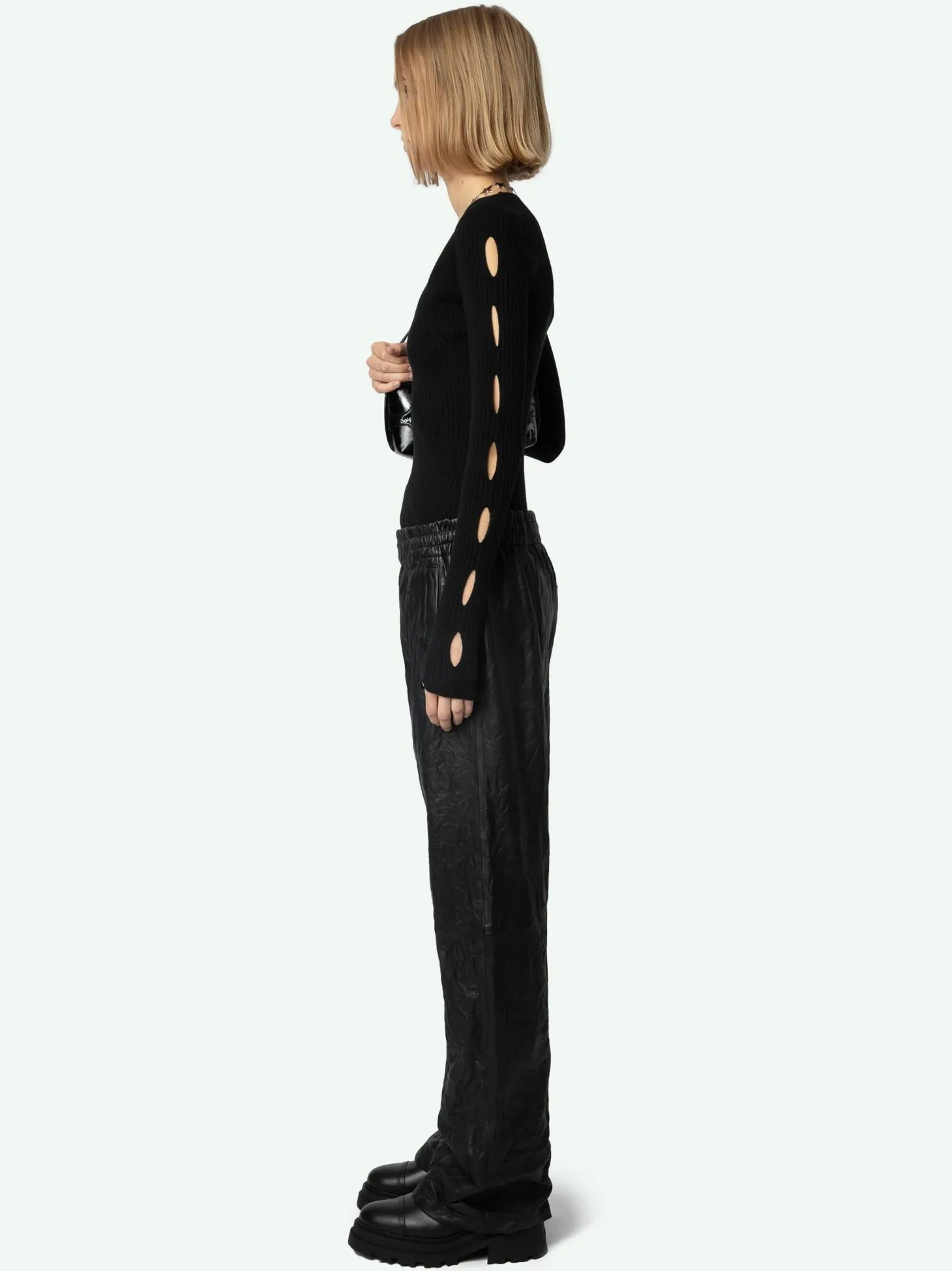 Clearance Zadig & Voltaire Syla SweaterNEW Black