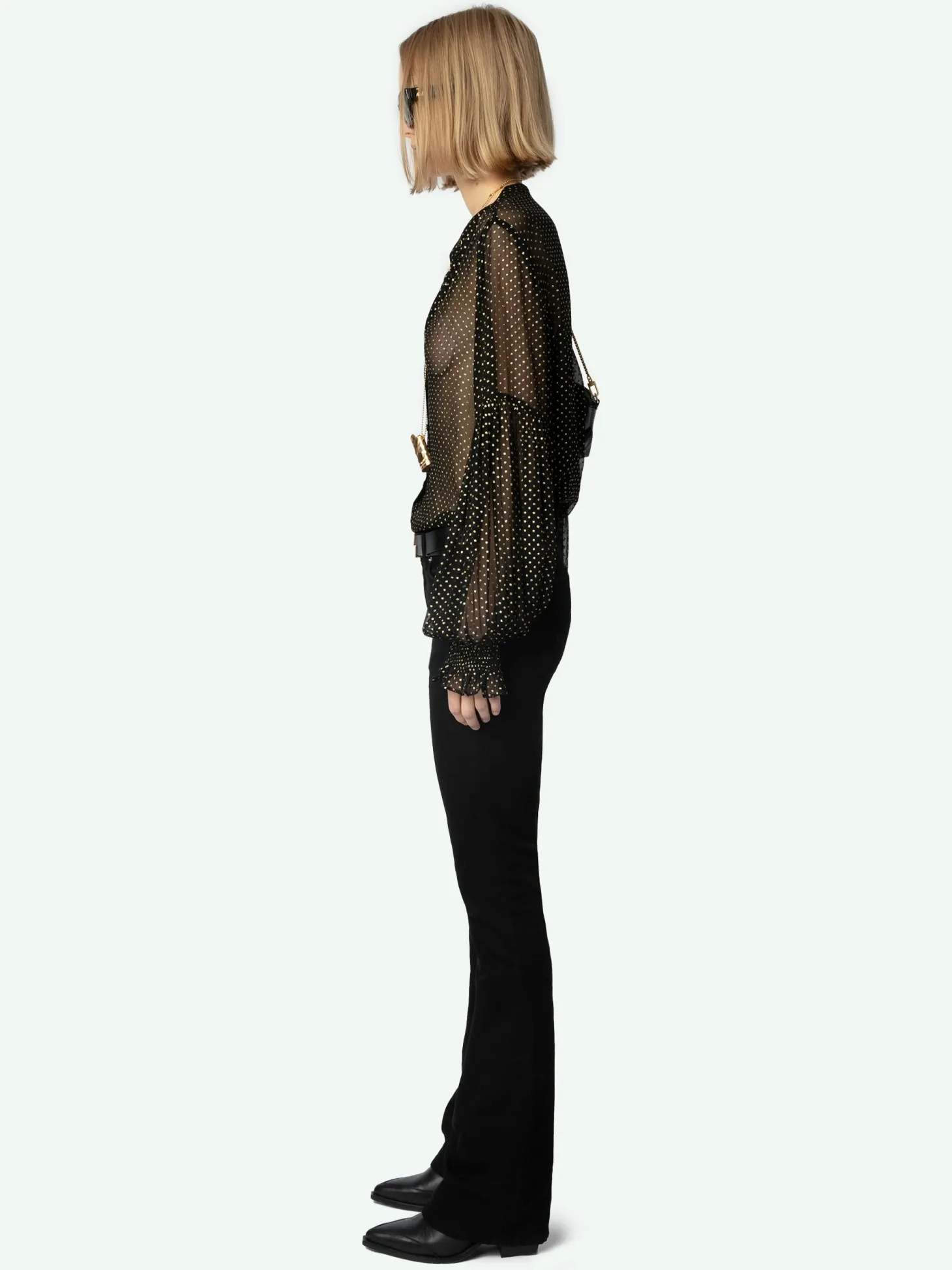 Clearance Zadig & Voltaire Tandy BlouseNEW Black