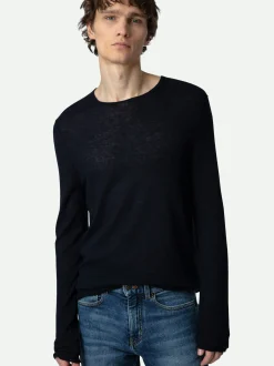 Clearance Zadig & Voltaire Teiss Cachemire SweaterICONIC Ink