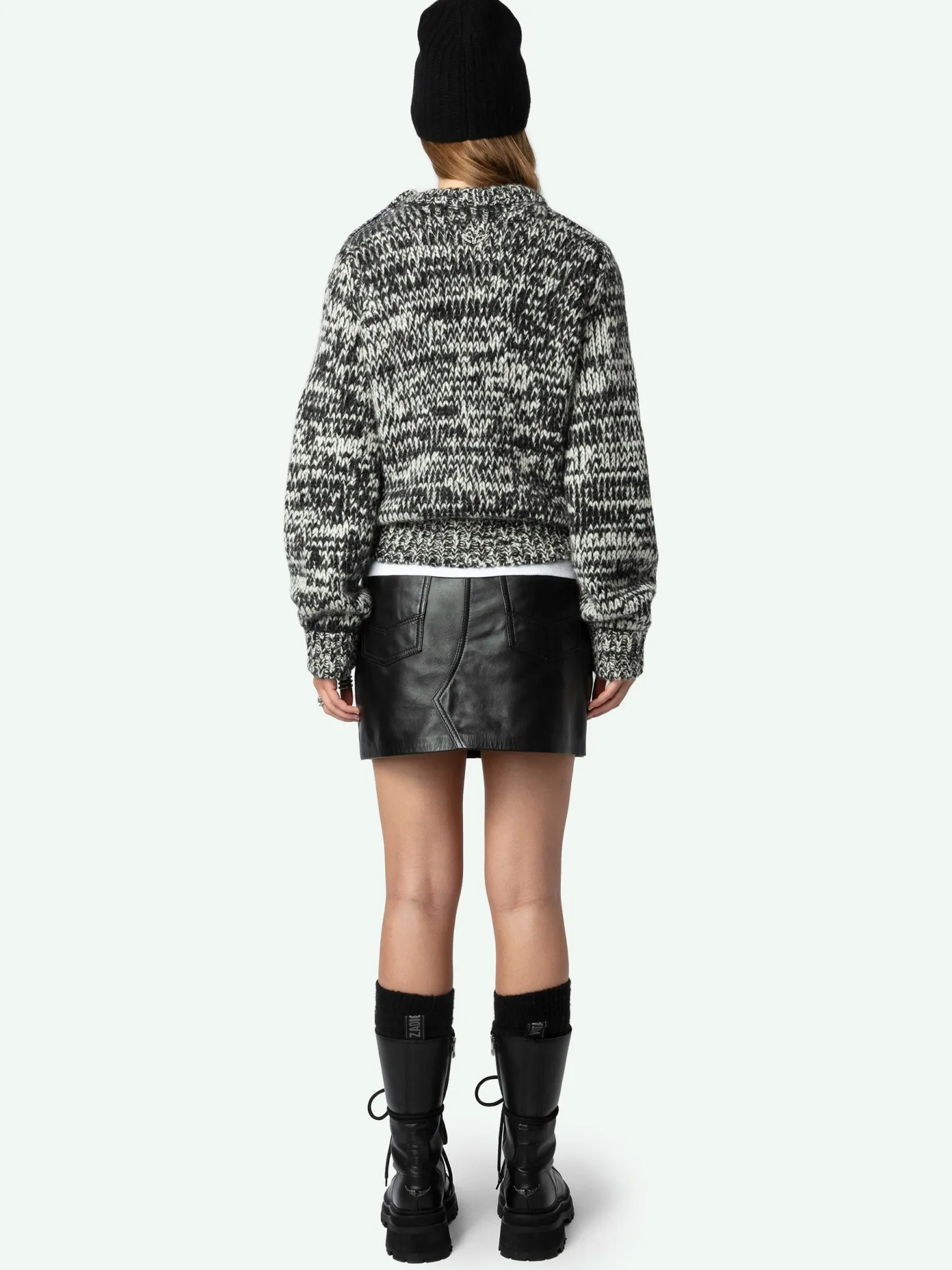 Fashion Zadig & Voltaire Teva SweaterNEW Black