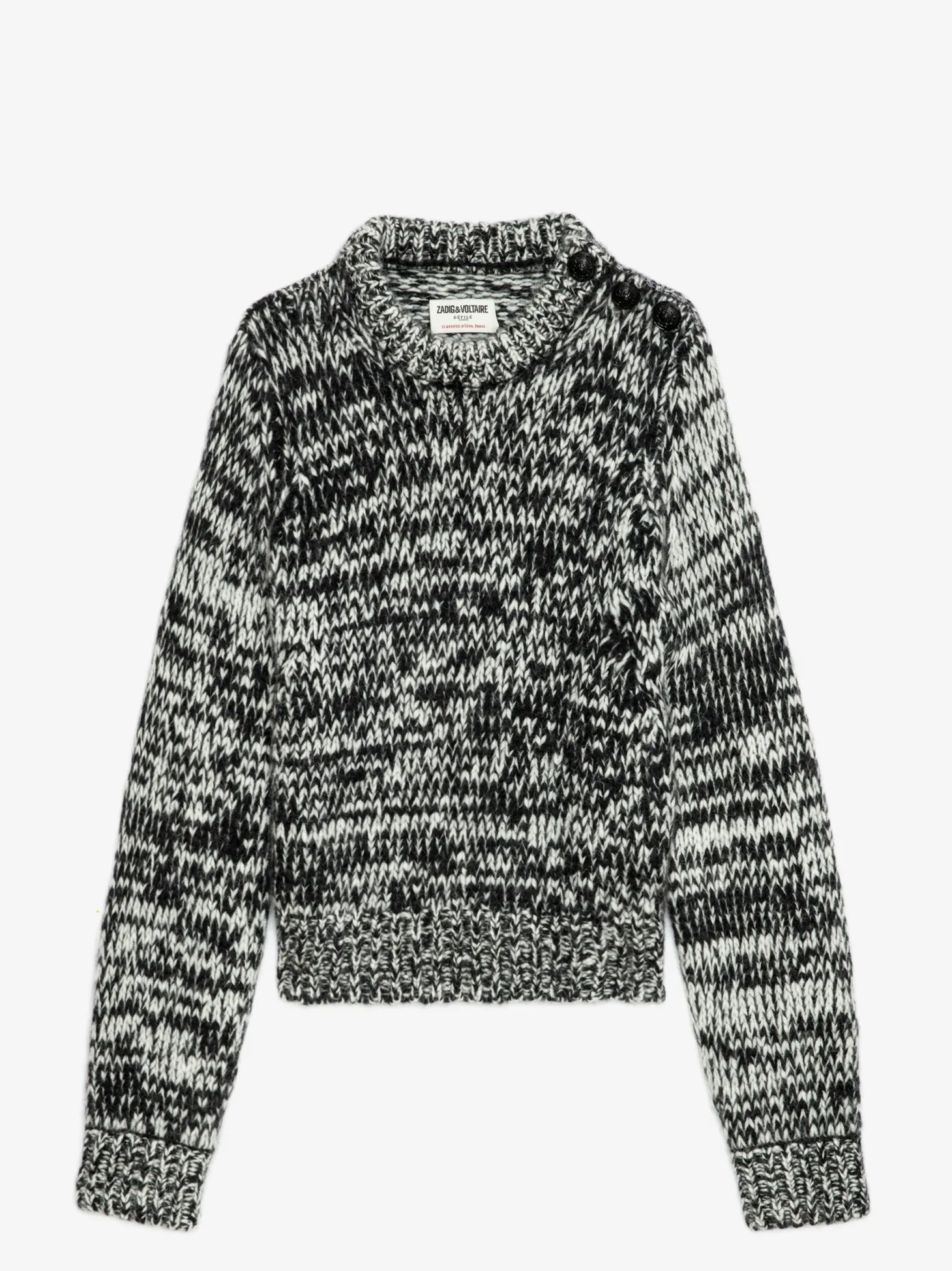 Fashion Zadig & Voltaire Teva SweaterNEW Black
