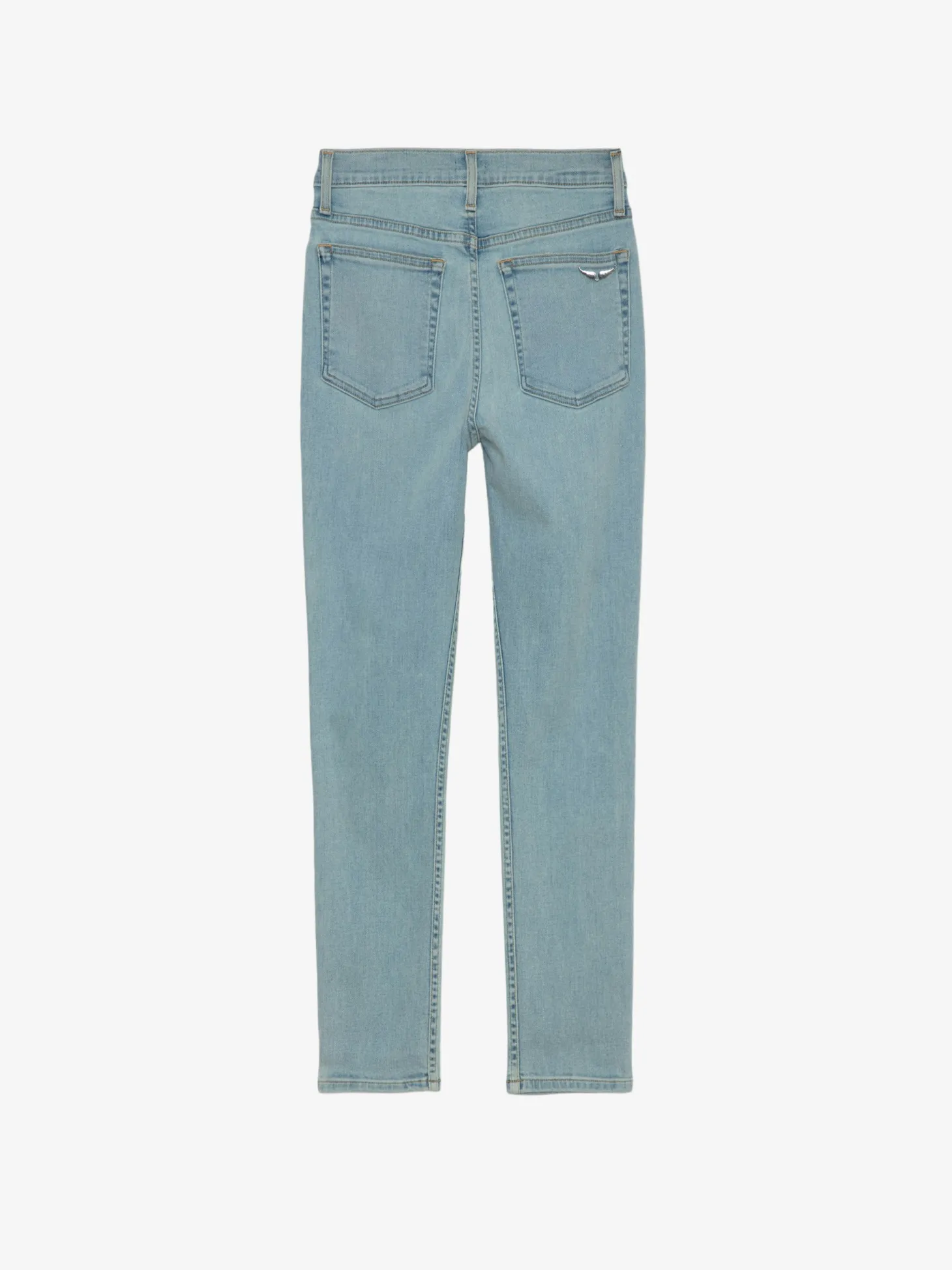 Clearance Zadig & Voltaire Tina Cropped Skinny Jeans Lightwash