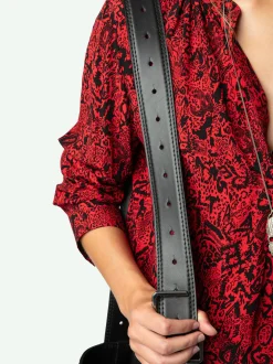 Online Zadig & Voltaire Tink BlouseNEW Crimson