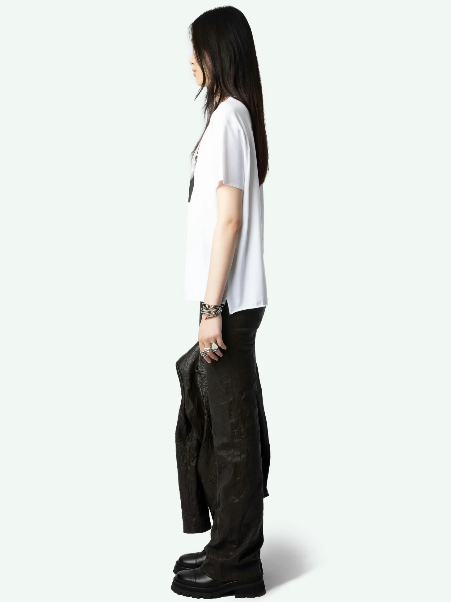 Shop Zadig & Voltaire Tommer Concert T-shirtNEW White
