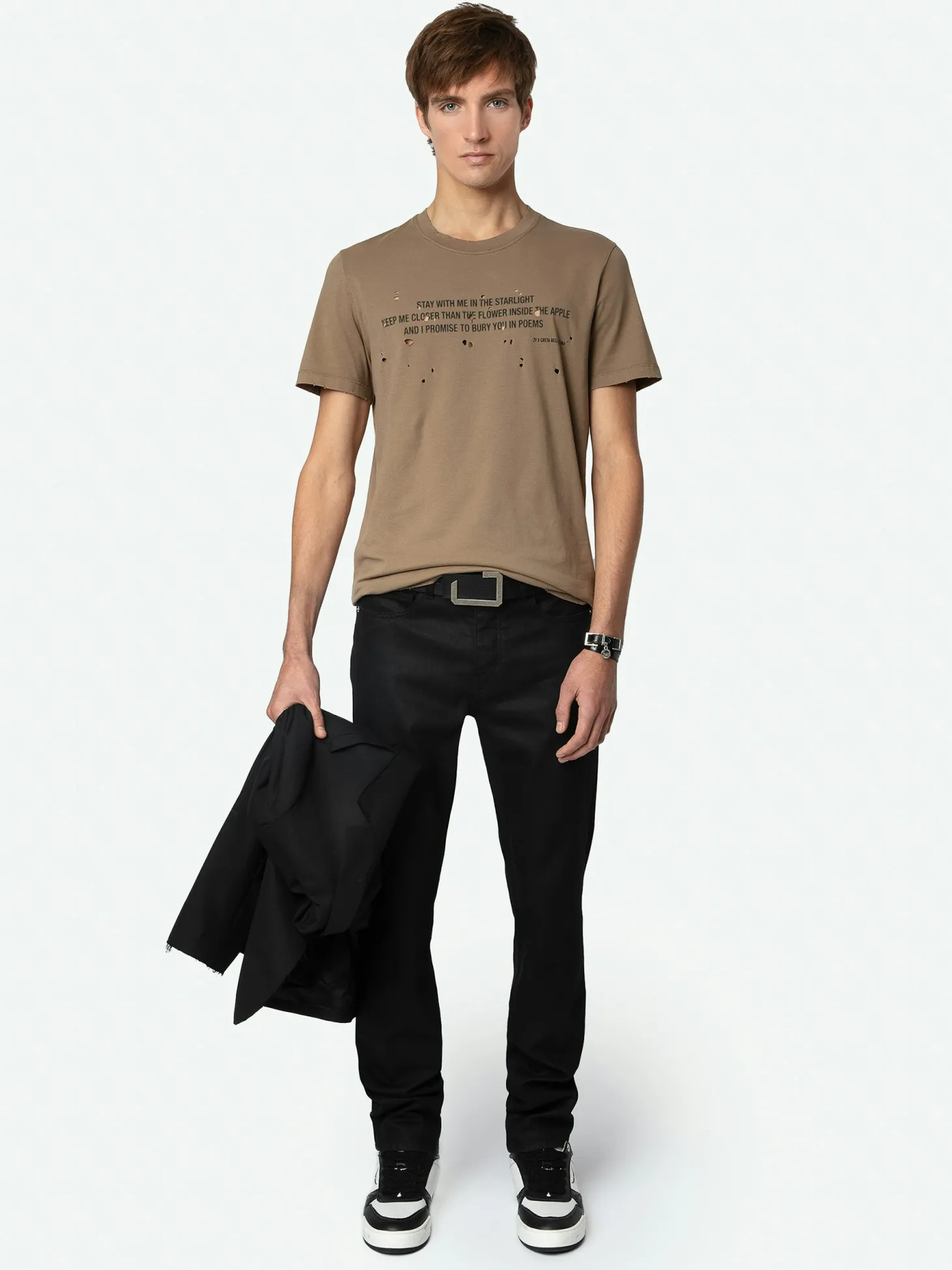 Cheap Zadig & Voltaire Tommy T-shirt Cereal