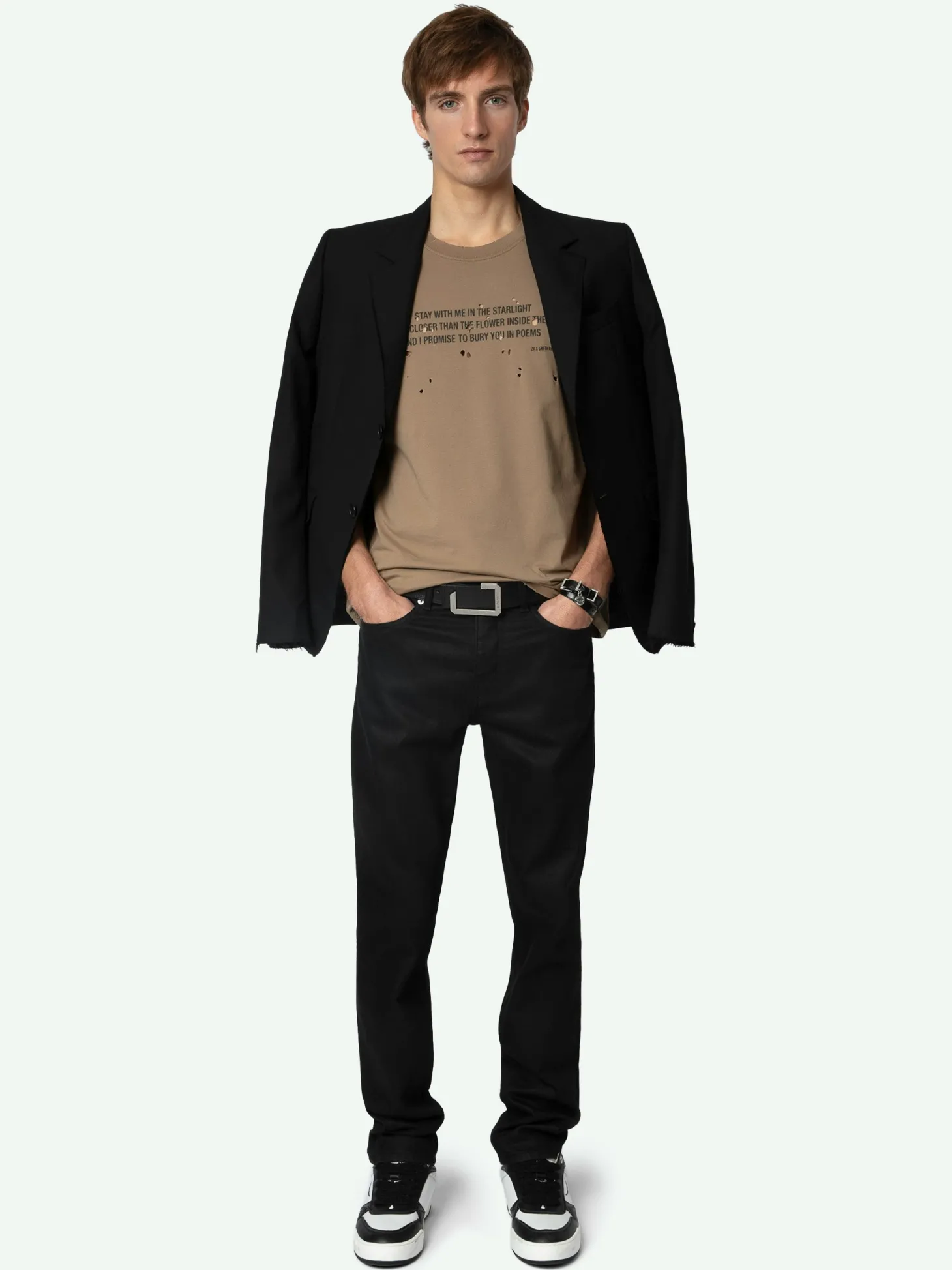 Cheap Zadig & Voltaire Tommy T-shirt Cereal