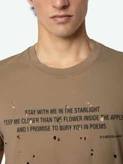 Cheap Zadig & Voltaire Tommy T-shirt Cereal