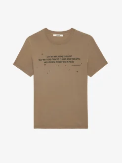 Cheap Zadig & Voltaire Tommy T-shirt Cereal