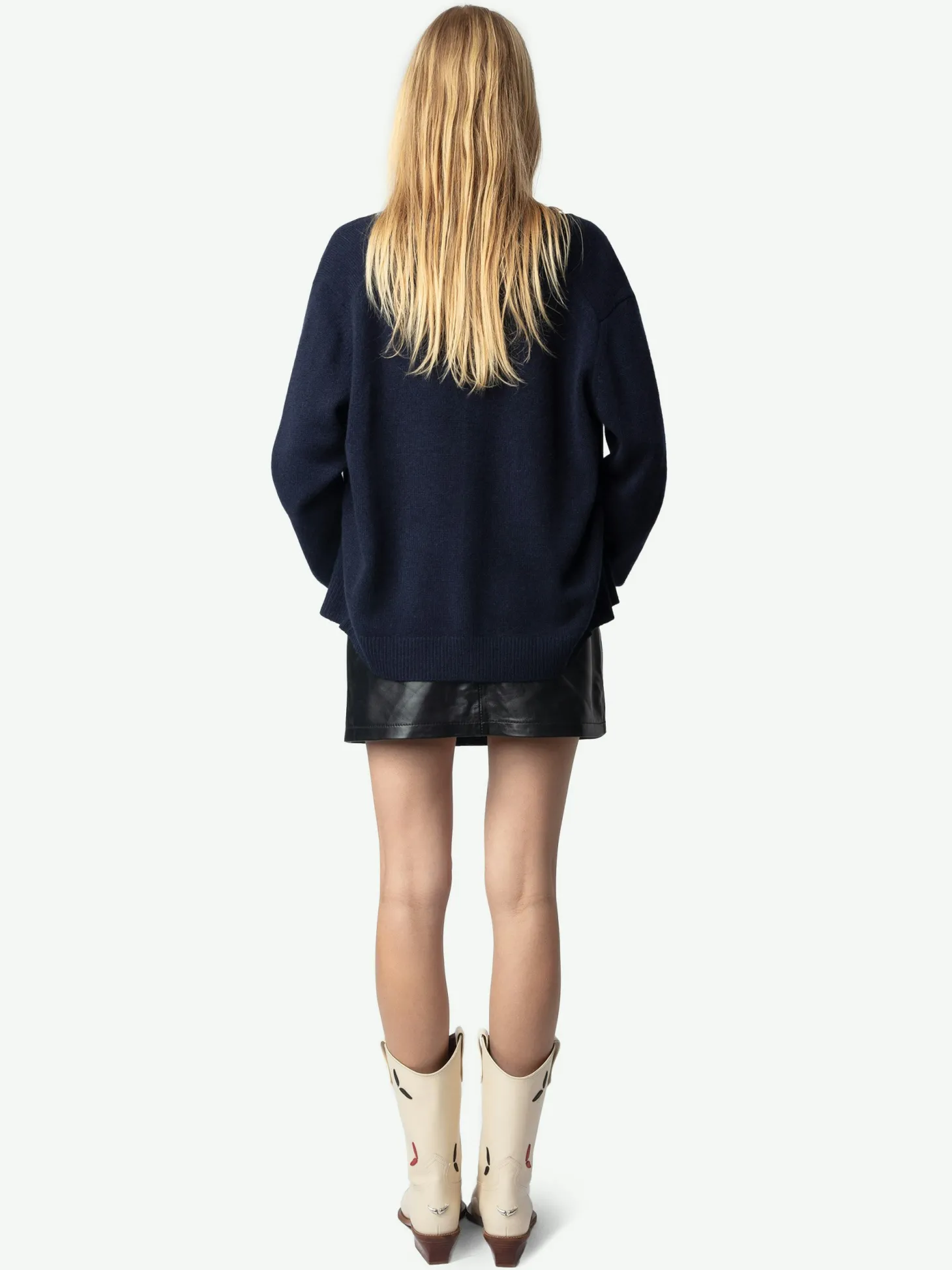 Shop Zadig & Voltaire Travia Cashmere CardiganNEW Encre