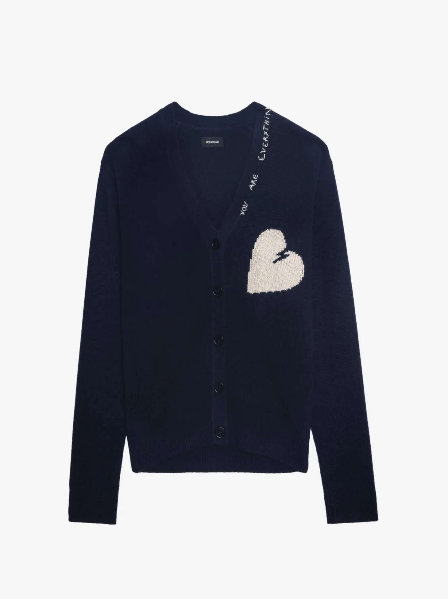 Shop Zadig & Voltaire Travia Cashmere CardiganNEW Encre