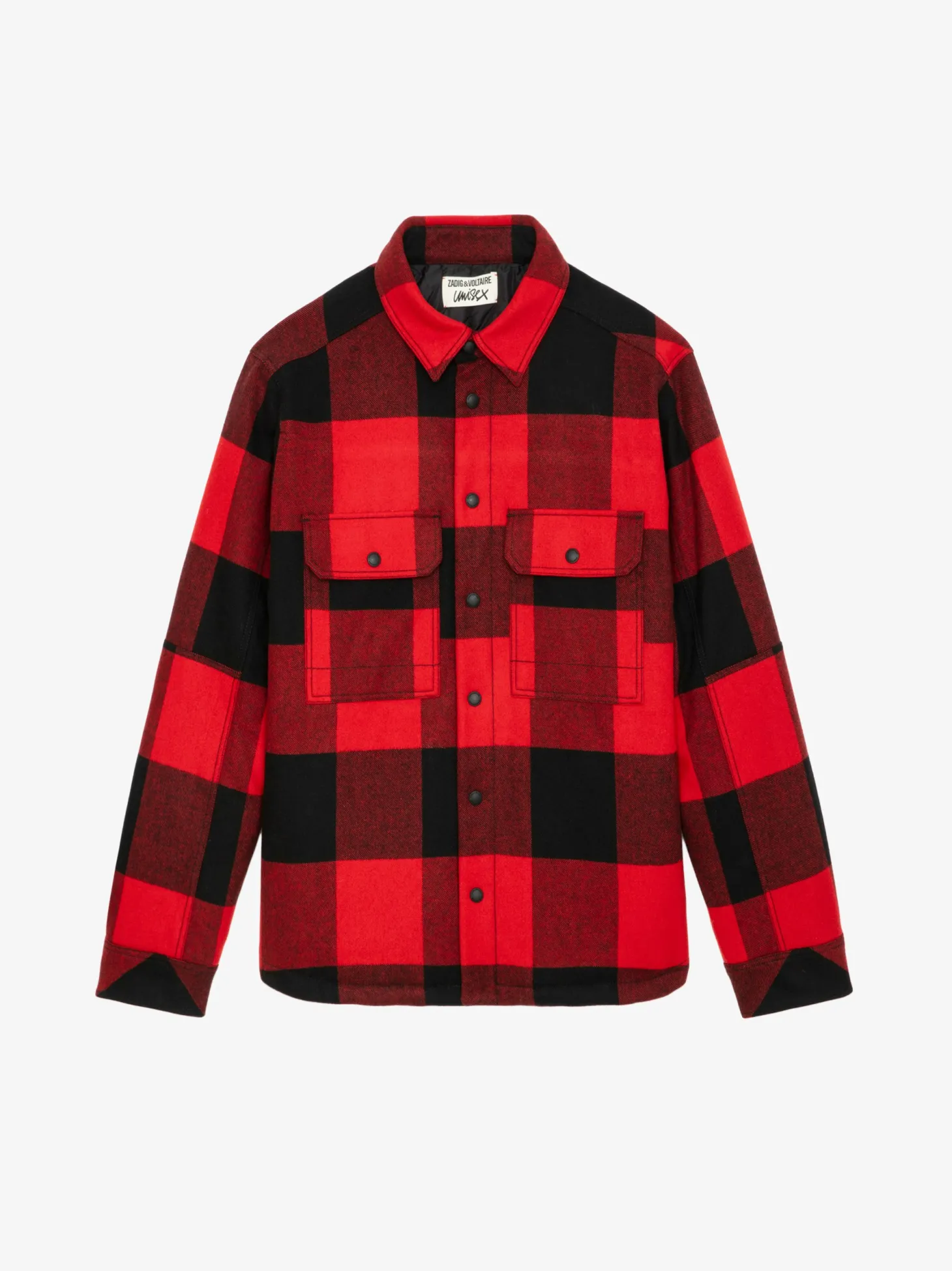 Clearance Zadig & Voltaire Trop OvershirtNEW Crimson