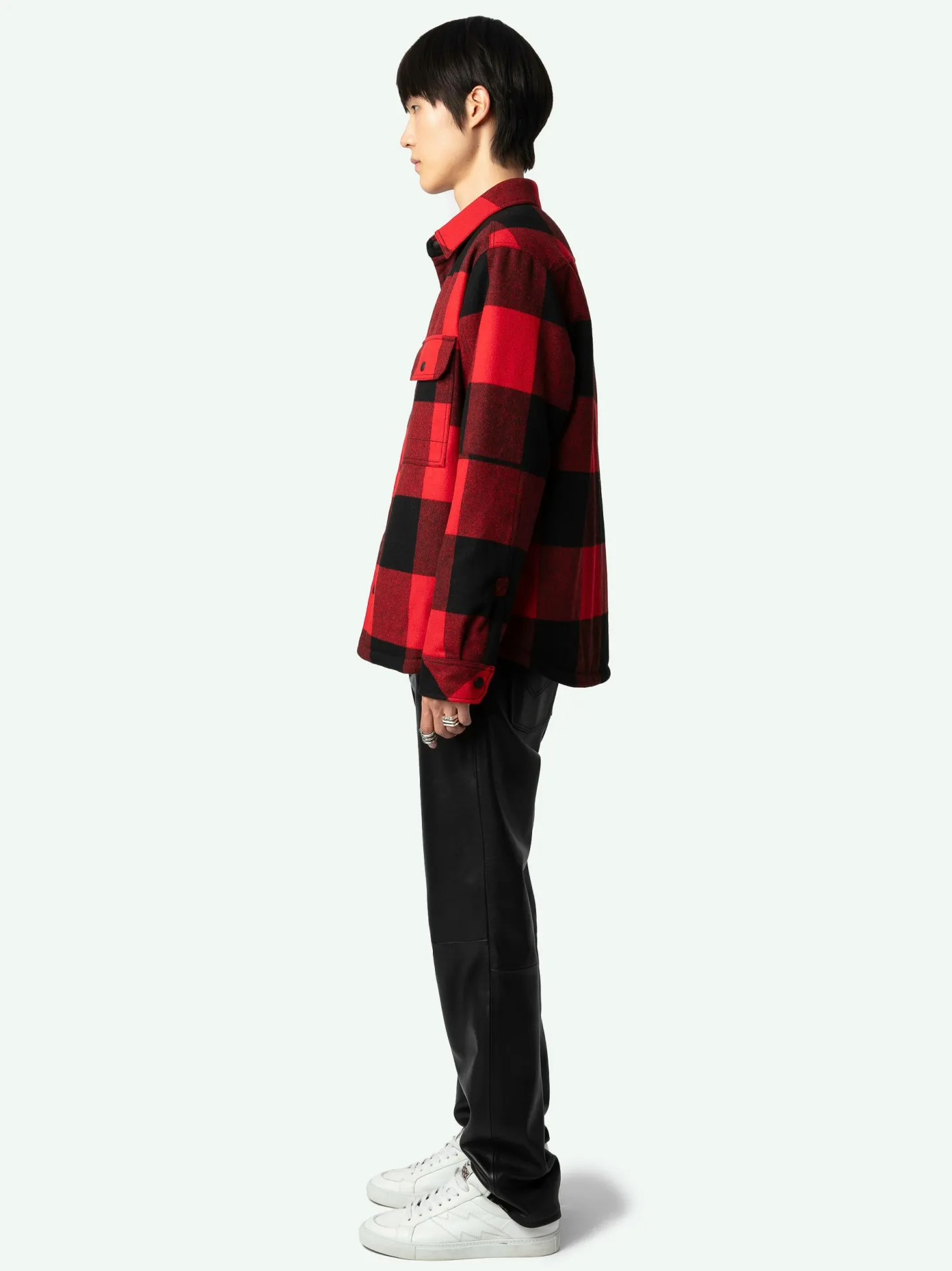 Clearance Zadig & Voltaire Trop OvershirtNEW Crimson