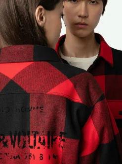 Clearance Zadig & Voltaire Trop OvershirtNEW Crimson