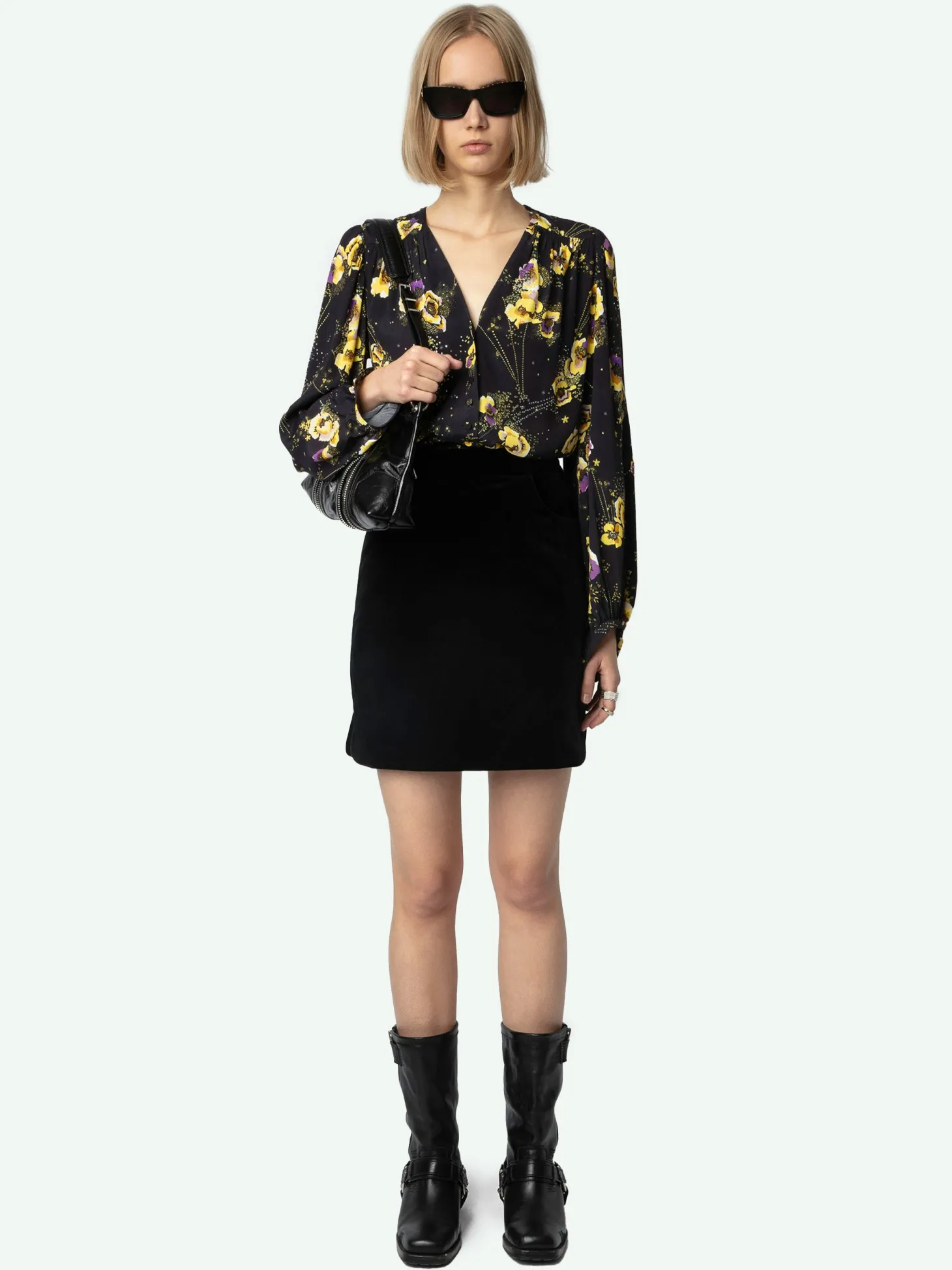Best Sale Zadig & Voltaire Turin ShirtNEW Black