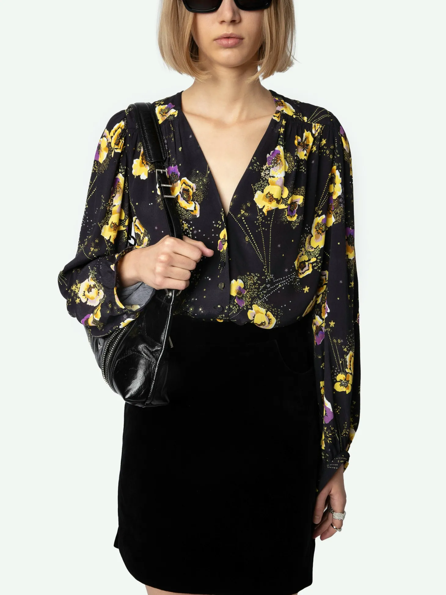 Best Sale Zadig & Voltaire Turin ShirtNEW Black