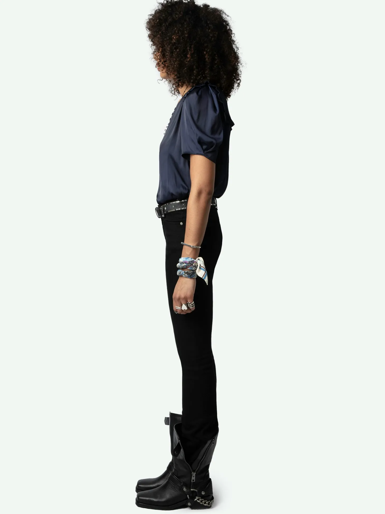 New Zadig & Voltaire Twity Satin Top Sailor