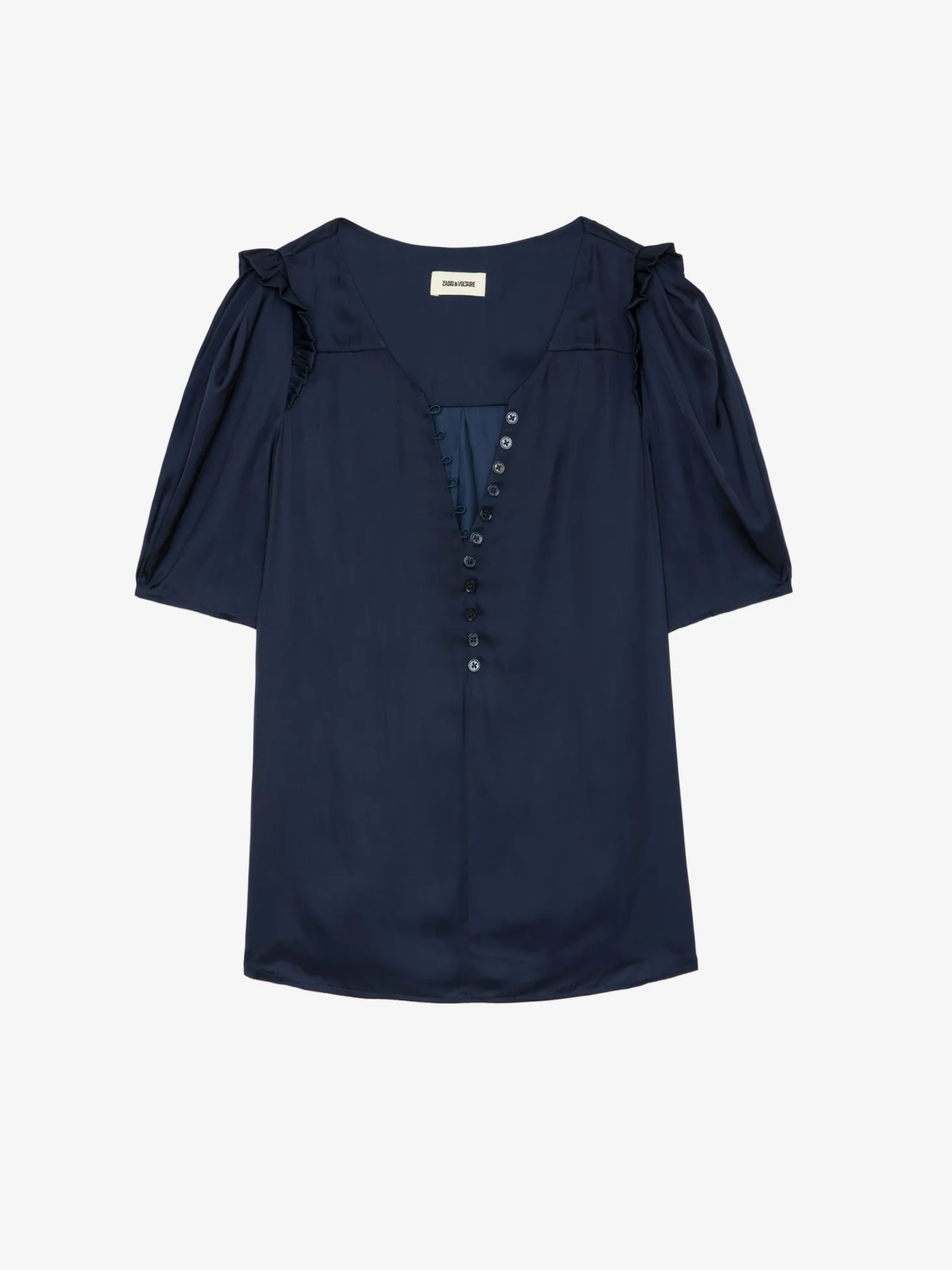 New Zadig & Voltaire Twity Satin Top Sailor