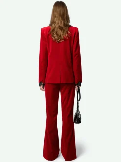 Clearance Zadig & Voltaire Vavy BlazerNEW Velvet